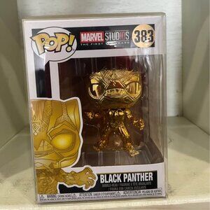Funko POP! - Black Panther (Gold Chrome) #383